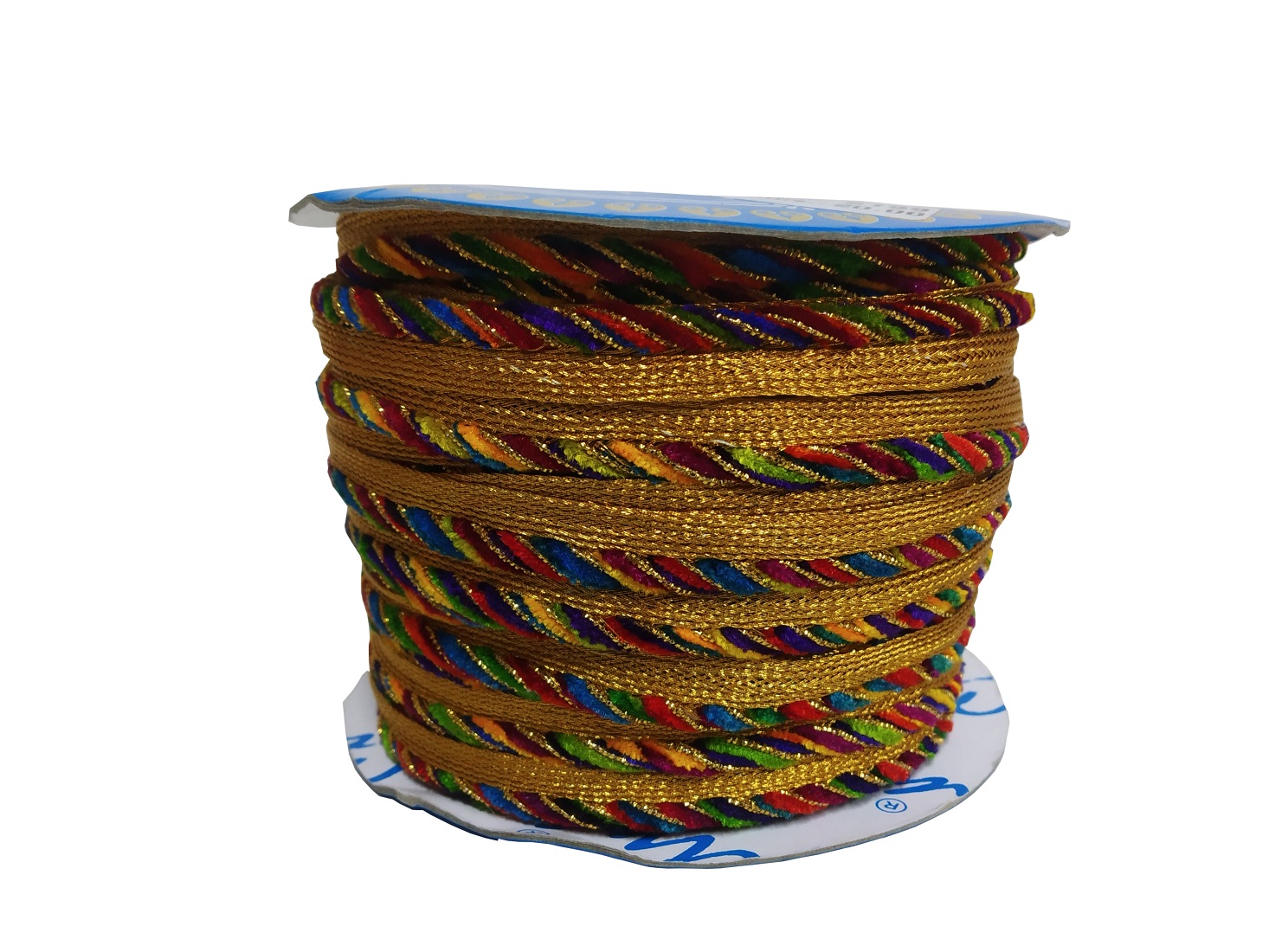 Multicolor Piping Gota Trim Lace Border