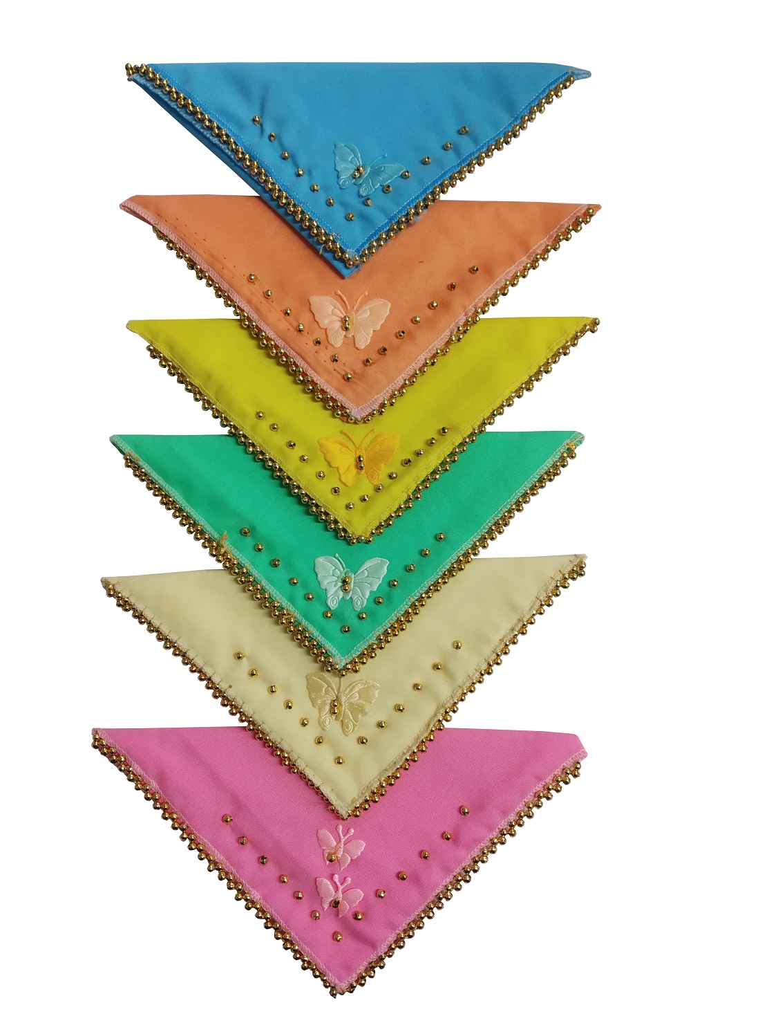 Cotton Moti Design Multi Handkerchiefs
